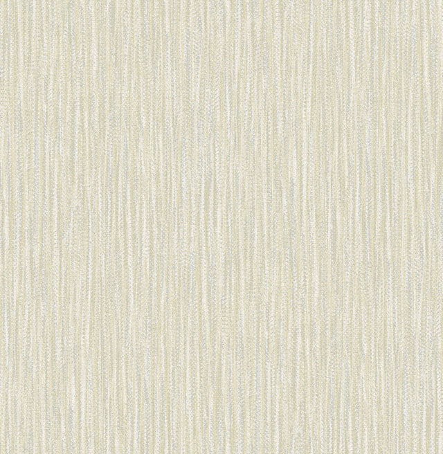 Raffia Light Yellow Faux Grasscloth Wallpaper