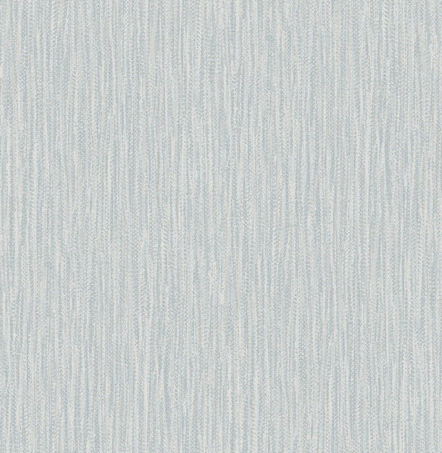 Raffia Light Blue Faux Grasscloth Wallpaper