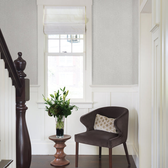 Zenith Grey Abstract Geometric Wallpaper with Modern Geometrics Pattern - A-Street Prints 2861-25738