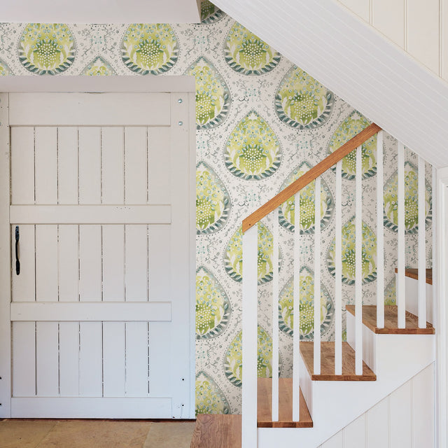 Alistair Green Medallion Wallpaper with Global Bohemian Medallions - A-Street Prints 2861-25750
