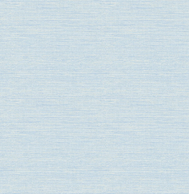 Agave Blue Faux Grasscloth Wallpaper with Graphics Traditional Style - 2902-24283