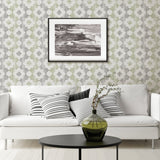 Babylon Multicolor Abstract Floral Wallpaper with Modern Fabric Texture - A-Street Prints 2902-25520