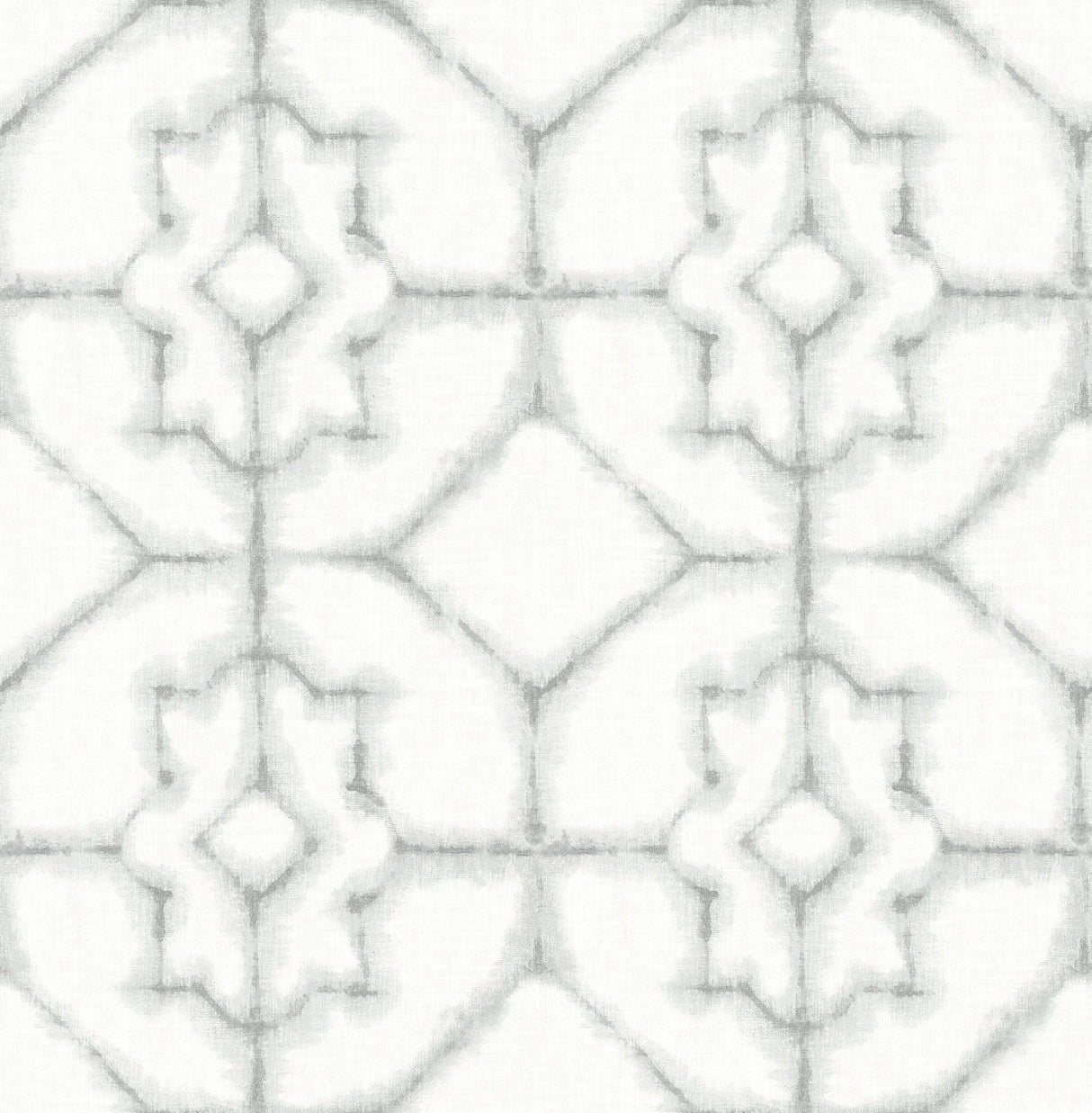Verandah Grey Shibori Wallpaper with Distressed Geometric Motif - A-Street Prints 2902-25528