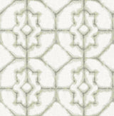 Verandah Moss Shibori Wallpaper with Distressed Trellis Pattern - A-Street Prints 2902-25531