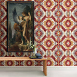 Kazac Multicolor Shibori Wallpaper with Abstract Bohemian Texture Pattern - A-Street Prints 2902-25551