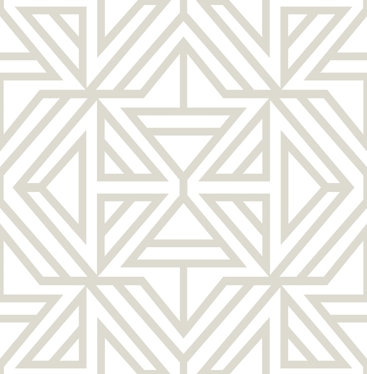 Helios Bone Geometric Wallpaper with Abstract Geometric Pattern, Unpasted Non Woven - A-Street Prints 2902-25554
