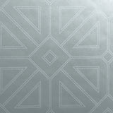 Voltaire Silver Beaded Geometric Wallpaper - A-Street Prints 2902-87334