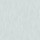 Chenille Light Blue Faux Linen Wallpaper with Fabric & Woven Texture - A-Street Prints 2903-25287