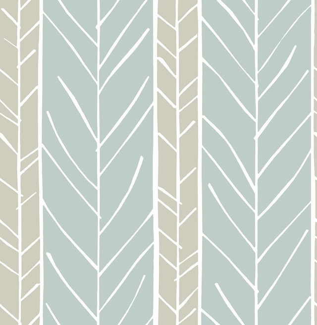 Lottie Slate Stripe Wallpaper with Eclectic Striped Twig Motif - A-Street Prints 2903-25820