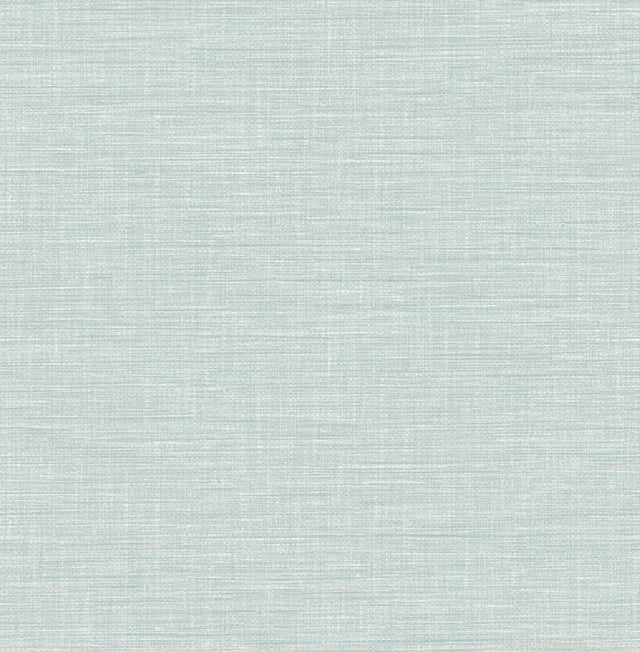 Exhale Light Blue Faux Grasscloth Wallpaper with Textured Faux Grasscloth Pattern - A-Street Prints 2903-25850