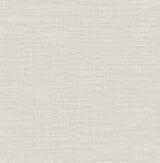 Exhale Light Grey Faux Grasscloth Wallpaper with Traditional Graphic Pattern - A-Street Prints 2903-25851