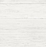 Adair White Shiplap Wallpaper with Wood Shiplap Graphic - Brewster 2904-22307