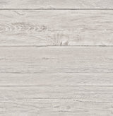 Adair Dove Shiplap Wallpaper with Wood Shiplap Graphic - Brewster 2904-22323SAM
