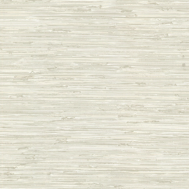 Fiber Cream Faux Grasscloth Wallpaper with Faux Grasscloth Graphics - Brewster 2904-24418