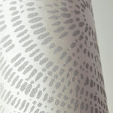 Vatten Platinum Geometric Wallpaper with Abstract Medallion Pattern - Brewster 2904-24523