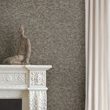 Belvedere Taupe Faux Slate Wallpaper with Textured Stone Look - Brewster 2908-24919