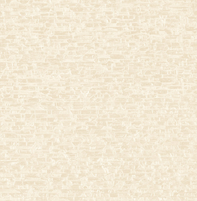 Belvedere Cream Faux Slate Wallpaper with Textured Stone Motif - A-Street Prints 2908-24921