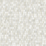 Dobby Light Grey Geometric Wallpaper with Textured Non Woven Pattern - A-Street Prints 2908-24922