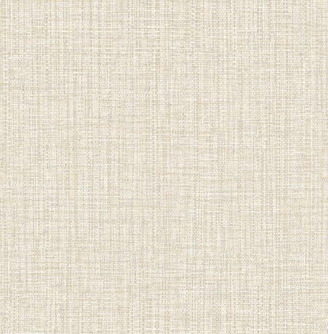 Rattan Beige Woven Wallpaper with Faux Grasscloth Texture, Raised Ink - A-Street Prints 2908-24945