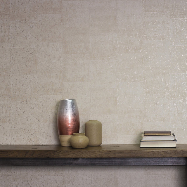 Millau Cream Faux Concrete Wallpaper with Industrial Textured Block Motif - A-Street Prints 2908-24947