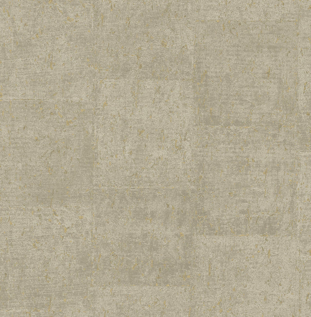 Millau Khaki Faux Concrete Wallpaper with Textured Concrete Block Motif - A-Street Prints 2908-24952