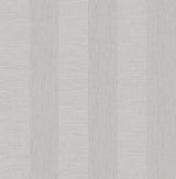 Intrepid Light Grey Faux Grasscloth Stripe Wallpaper with Raised Ink Stripes - A-Street Prints 2908-25305