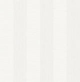 Intrepid White Faux Grasscloth Stripe Wallpaper with Raised Ink Stripes - A-Street Prints 2908-25306