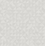 Gallerie Light Grey Geometric Wood Wallpaper with Raised Ink Texture - A-Street Prints 2908-25325