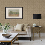 Intrinsic Light Brown Geometric Wood Wallpaper with Modern Geometric Wood Pattern - A-Street Prints 2908-25330
