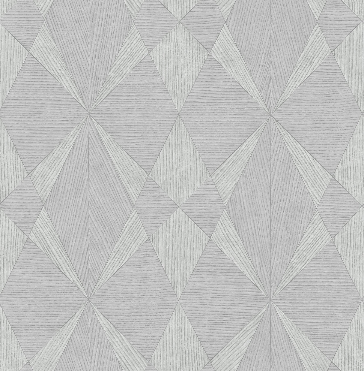Intrinsic Silver Geometric Wood Wallpaper with Modern Geometric Pattern, Raised Ink - A-Street Prints 2908-25333