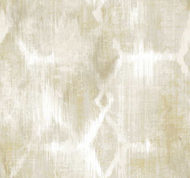 Perspective Mustard Abstract Geometric Wallpaper with Textured Modern Geometrics Pattern - A-Street Prints 2908-87111