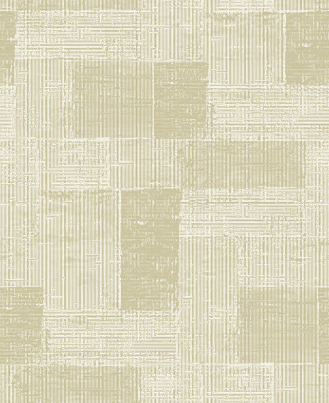 Composition Gold Global Geometric Wallpaper with Bohemian Geometric Patchwork - A-Street Prints 2908-87115