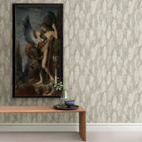 Monolith Grey Abstract Wood Wallpaper with Modern Textured Wood Motif - A-Street Prints 2908-87118