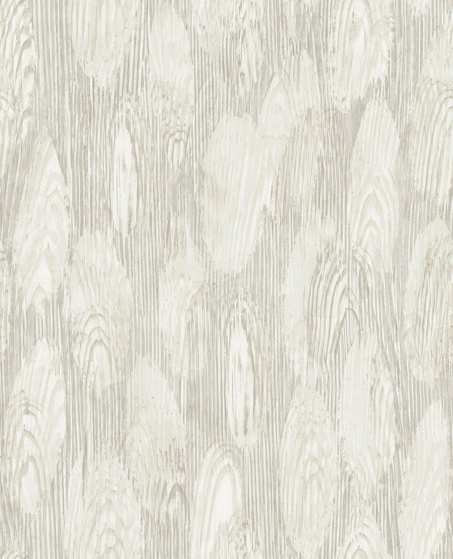 Monolith Silver Abstract Wood Wallpaper with Textured Metallic Wood Grain - A-Street Prints 2908-87119