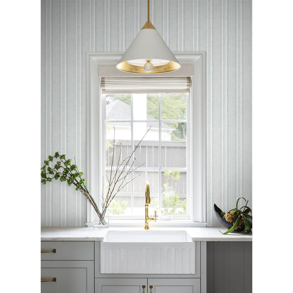 Ayanna Blue by A-Street Prints Striped Wallpaper – A-Street Prints 4147-27393