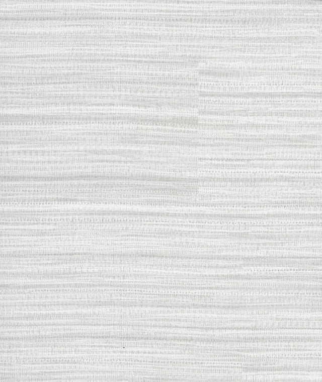 Coltrane Light Grey Faux Grasscloth Wallpaper