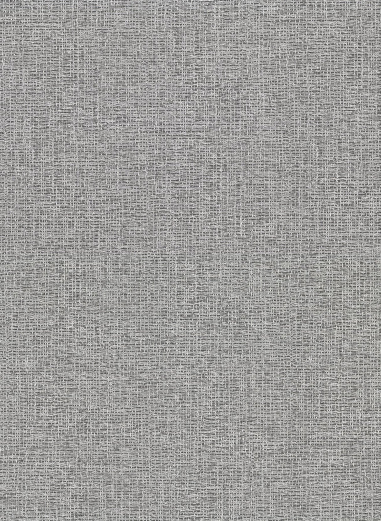 Claremont Silver Faux Grasscloth Wallpaper