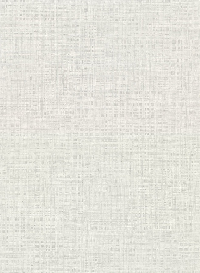 Montgomery Off White Faux Grasscloth Wallpaper with Traditional Abstract Pattern - Warner 2921-50908