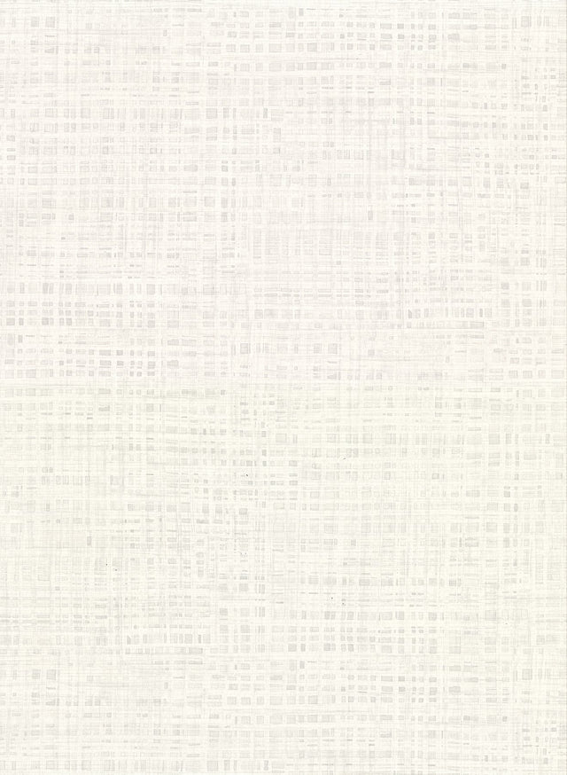 Montgomery White Faux Grasscloth Wallpaper with Traditional Abstract Faux Grasscloth Style - 2921-50910