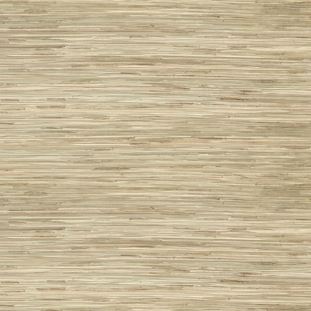 Sogen Neutral Knotted Grasscloth Wallpaper with Fabric & Woven Textures in Farmhouse Style - A-Street Prints 2923-65621