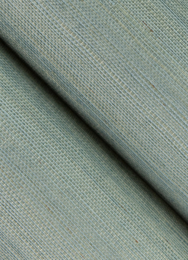 Zhejiang Aquamarine Sisal Grasscloth Wallpaper with Modern Fabric & Woven Texture - A-Street Prints 2923-80014