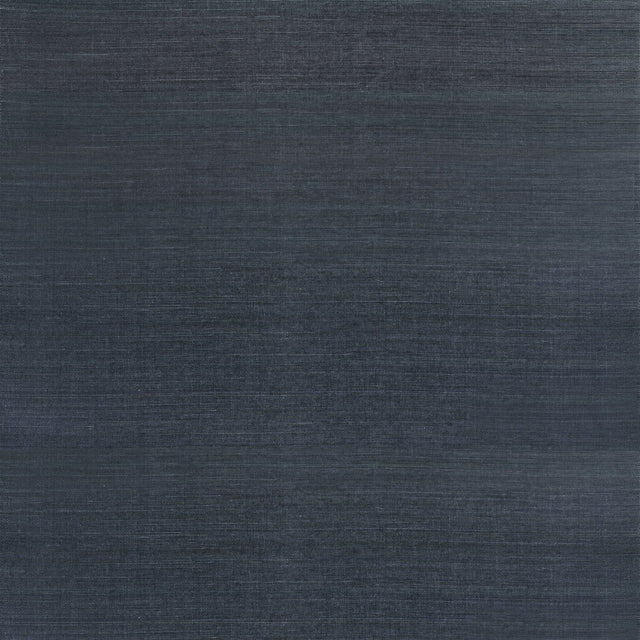 Victoria Indigo Sisal Grasscloth Wallpaper with Fabric & Woven Textures - Brewster 2923-80015