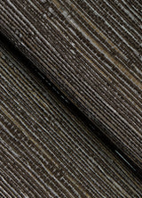 Shandong Chocolate Grasscloth Wallpaper with Distressed Textures in Modern Ramie Weave - A-Street Prints 2923-80071