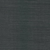 Kowloon Charcoal Sisal Grasscloth Wallpaper with Modern Fabric & Woven Texture - A?Street Prints 2923-80075