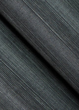 Kowloon Charcoal Sisal Grasscloth Wallpaper with Modern Fabric & Woven Texture - A?Street Prints 2923-80075