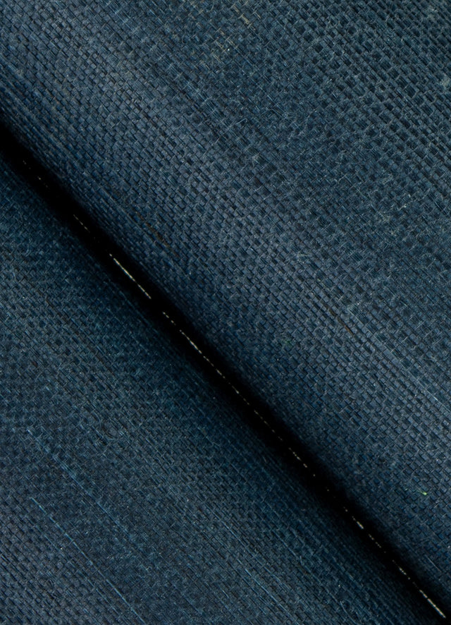Peninsula Navy Sisal Grasscloth Wallpaper, Modern Fabric & Woven Textures - A-Street Prints 2923-80088