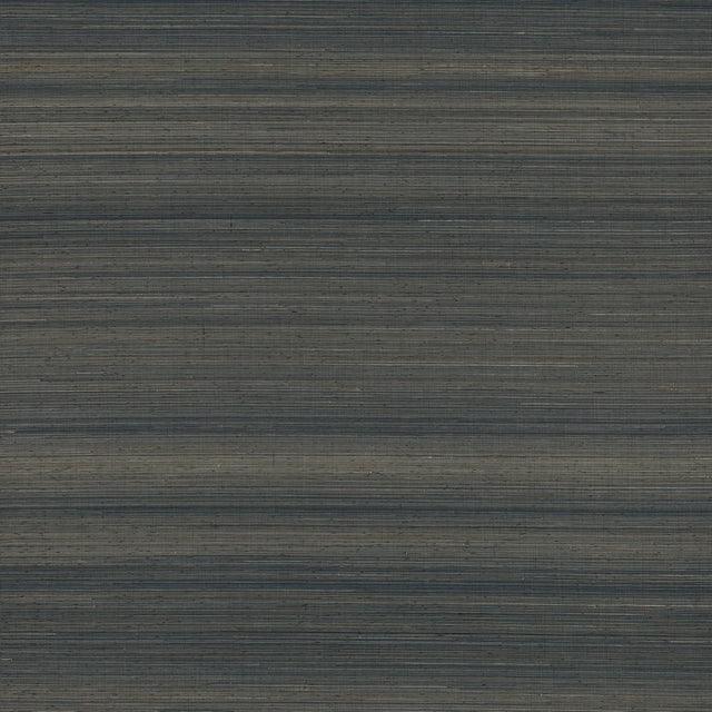 Mai Indigo Grasscloth Wallpaper with Textured Fabric & Woven Look - A?Street Prints 2923-86104