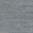 Aiko Slate Sisal Grasscloth Wallpaper in Smokey Blue by A-Street Prints - GRL86124