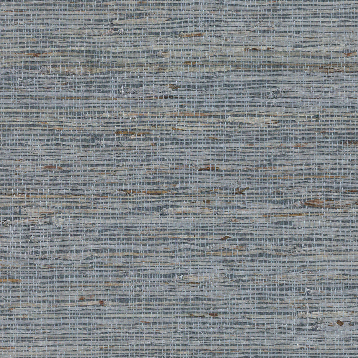Aiko Slate Sisal Grasscloth Wallpaper in Smokey Blue by A-Street Prints - GRL86124