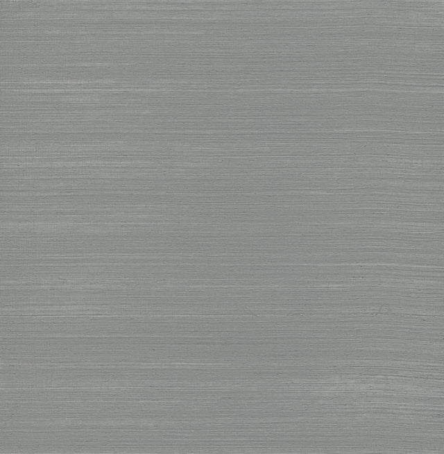 Sakiya Slate Grasscloth Wallpaper with Glam Fabric & Woven Texture - A-Street Prints 2923-86138